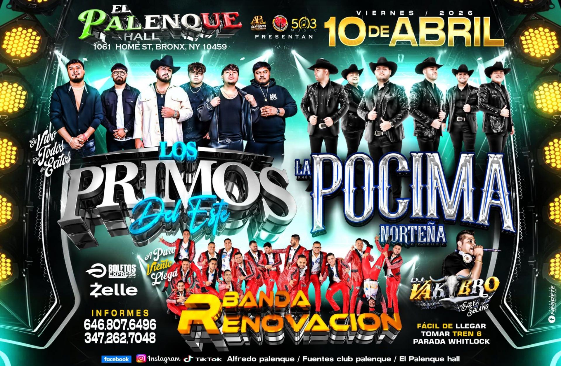 Buy tickets for LOS PRIMOS DEL ESTE LOS PRIMOS DEL ESTE