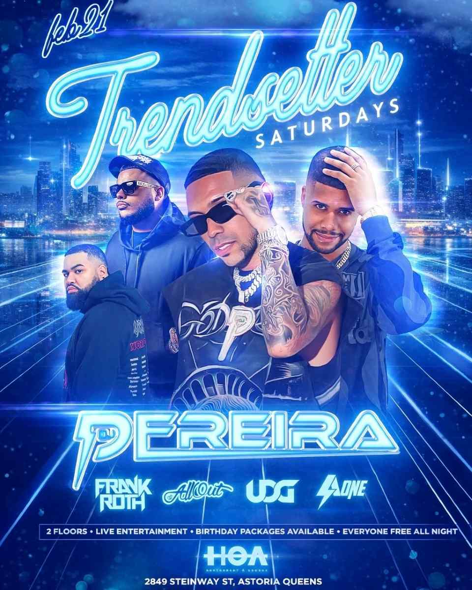 TrendSetter Saturdays February 21st at HOA Astoria | Free Tickets & 2 Floor