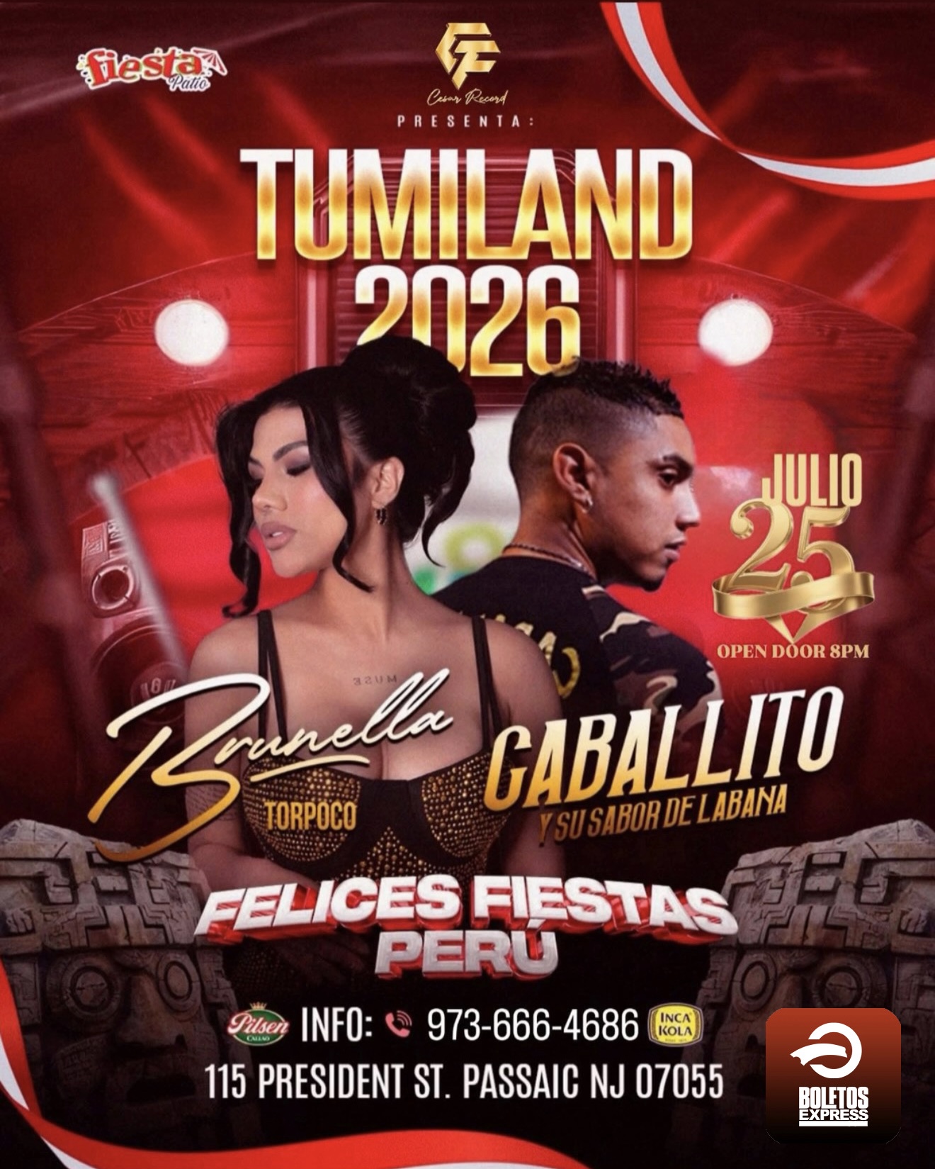 Buy tickets for BRUNELLA TORPOCO & CABALLITO BRUNELLA TORPOCO & CABALLITO