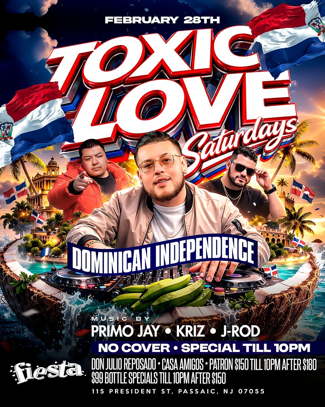 Buy tickets for TOXIC LOVE SATURDAY -DOMINICAN INDEPENDENCE TOXIC LOVE SATURDAY -DOMINICAN INDEPENDENCE