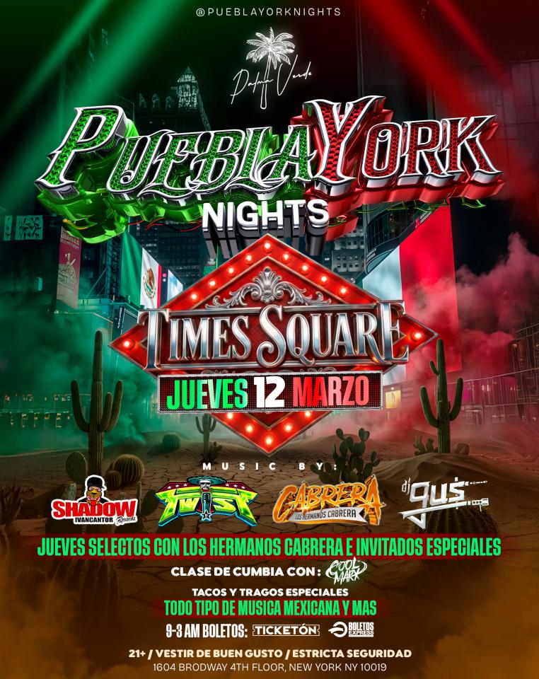 PueblaYork Thursdays Times Square