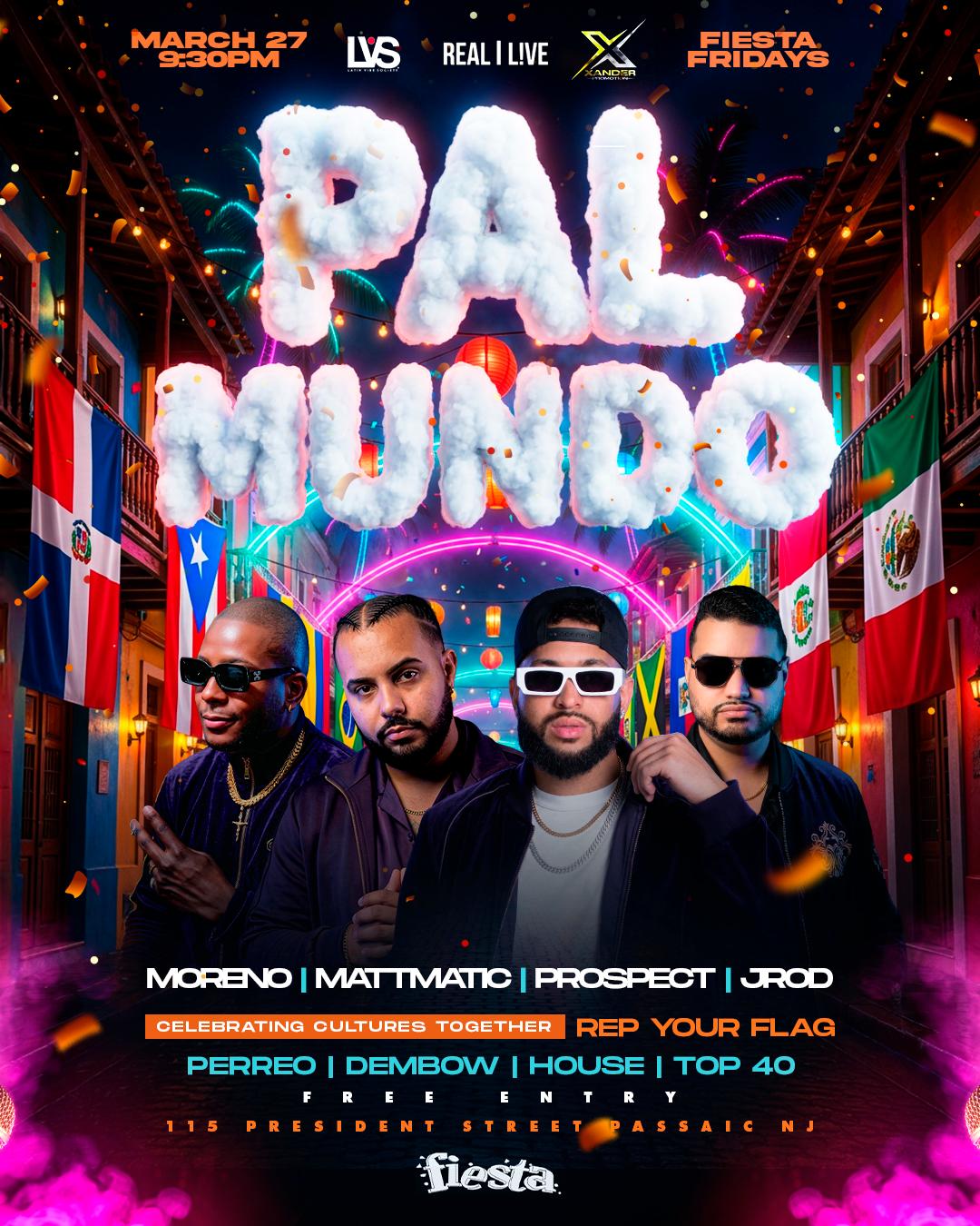 Buy tickets for PAL MUNDO - FIESTA FRIDAY PAL MUNDO - FIESTA FRIDAY