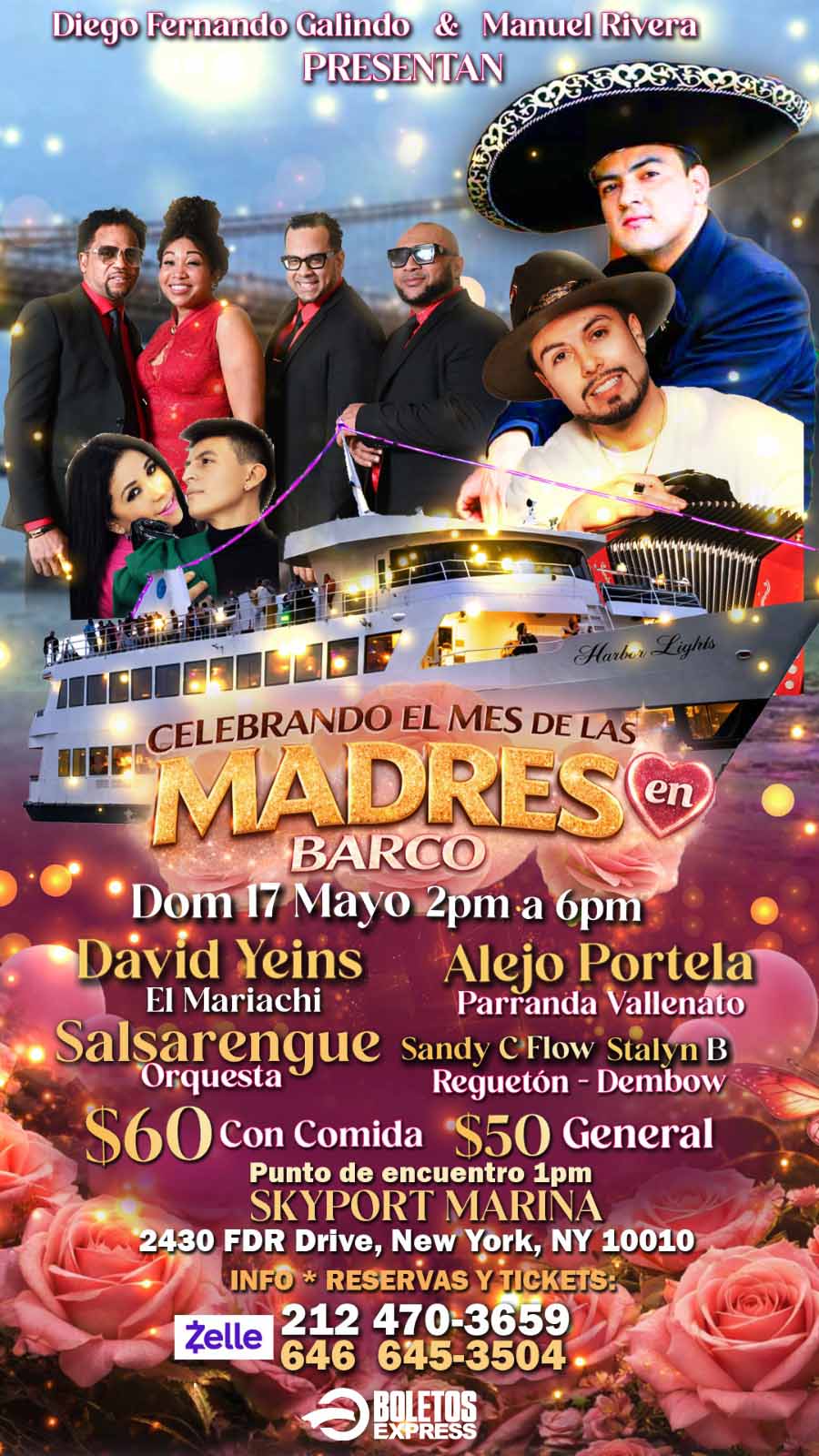 CELEBRANDO EL MES DE LAS MADRES EN BARCO