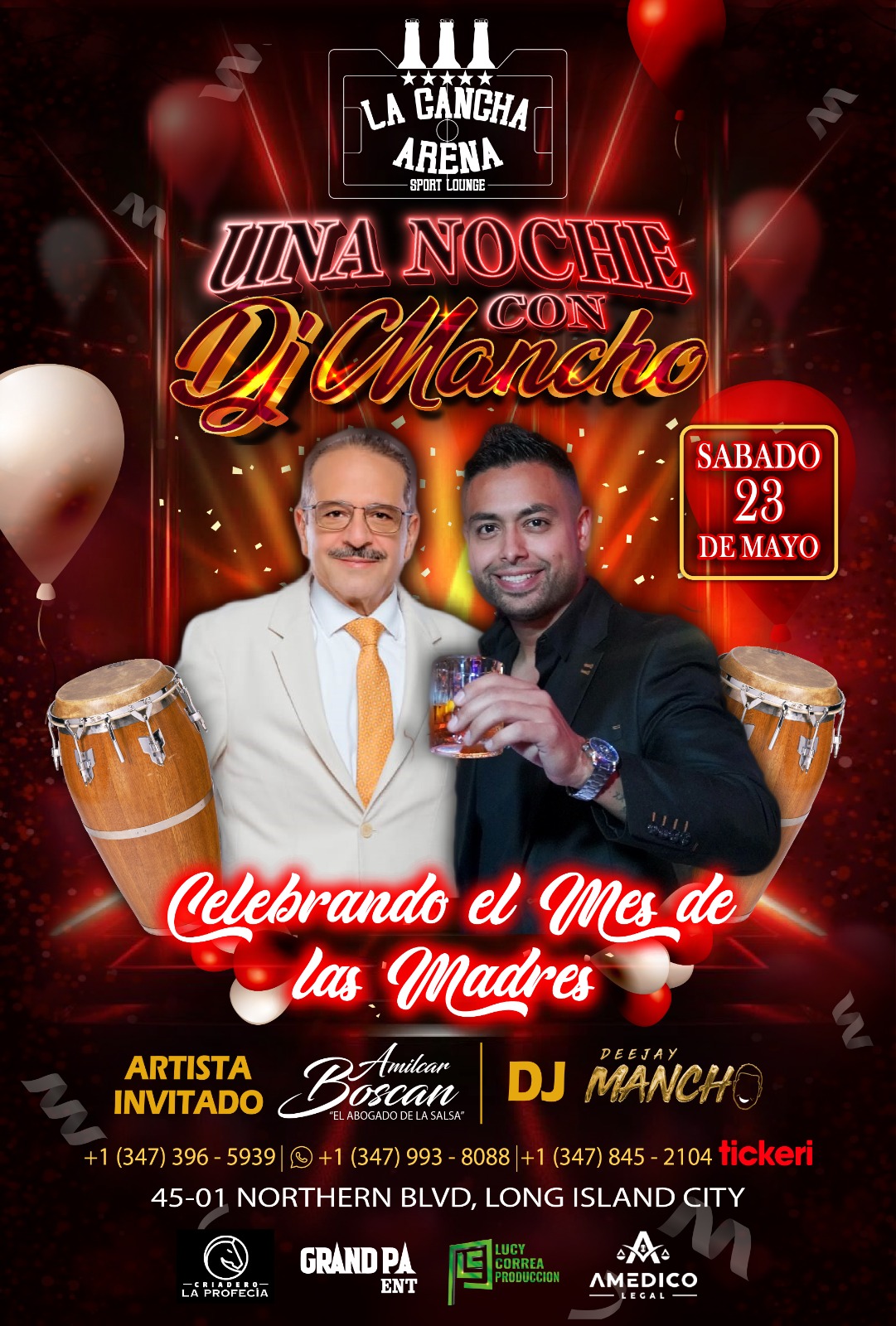 Buy tickets for AMILCAR BOSCAN EN VIVO EN UNA NOCHE CON DJ MANCHO AMILCAR BOSCAN EN VIVO EN UNA NOCHE CON DJ MANCHO