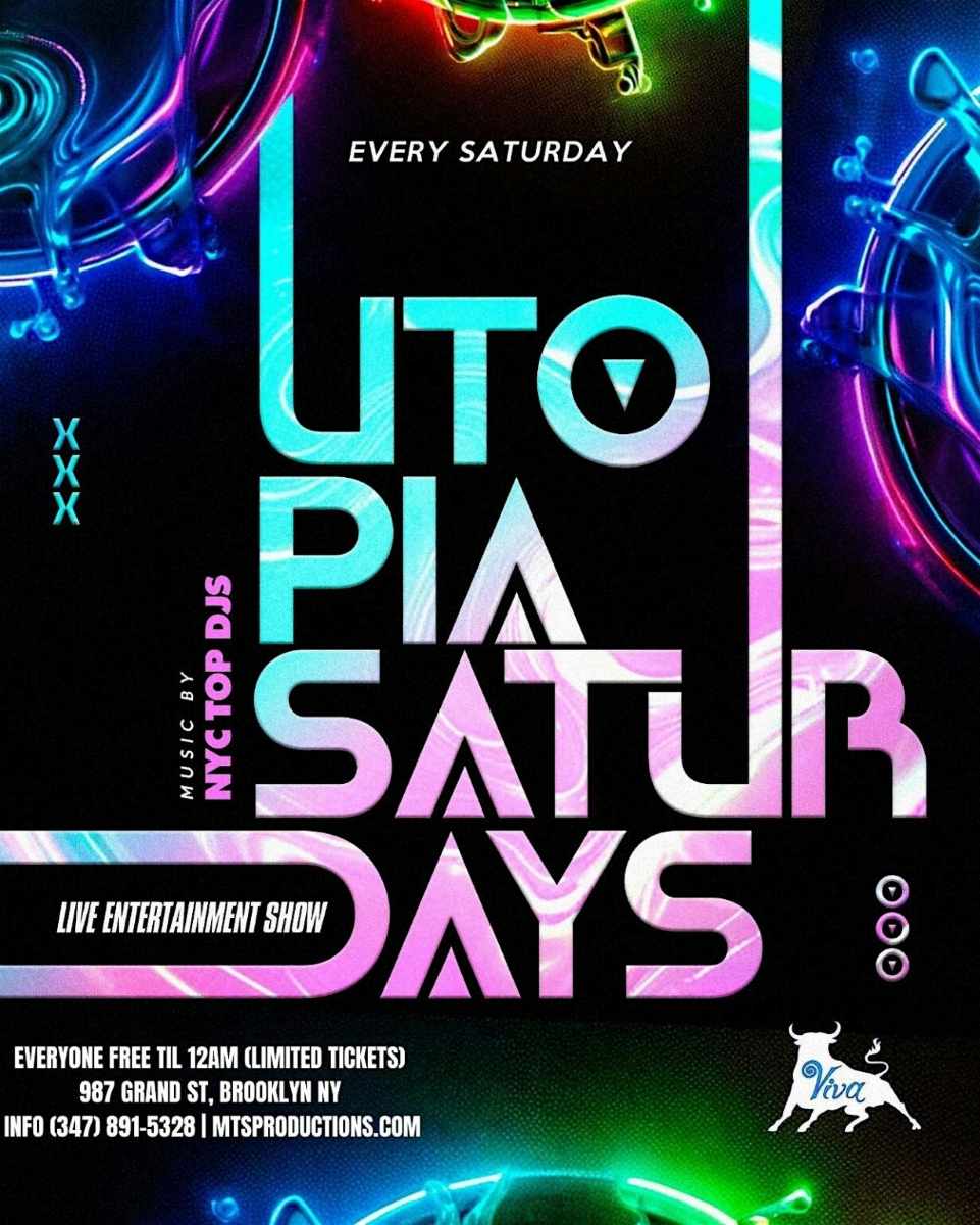 Utopia Saturdays at Viva Toro Nightclub – March 28th| Williamsburg BK