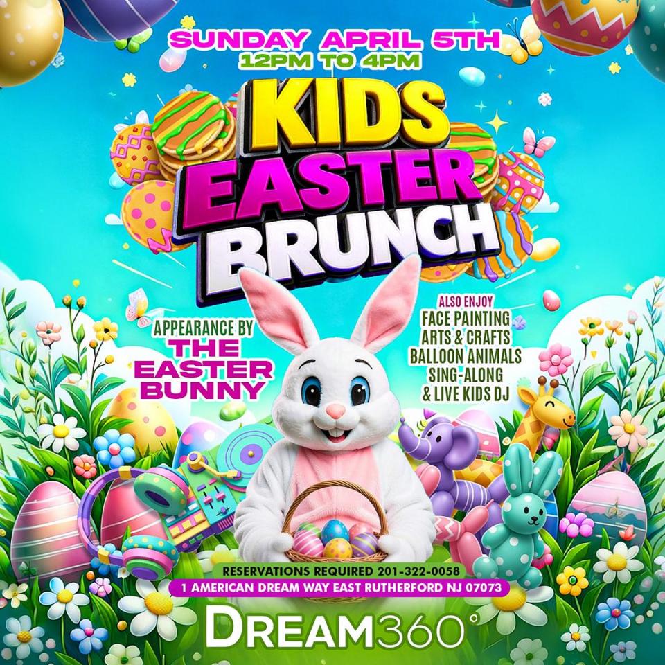 Kids Easter Brunch at Dream360 – Easter Bunny, Painting, Family Fun & More