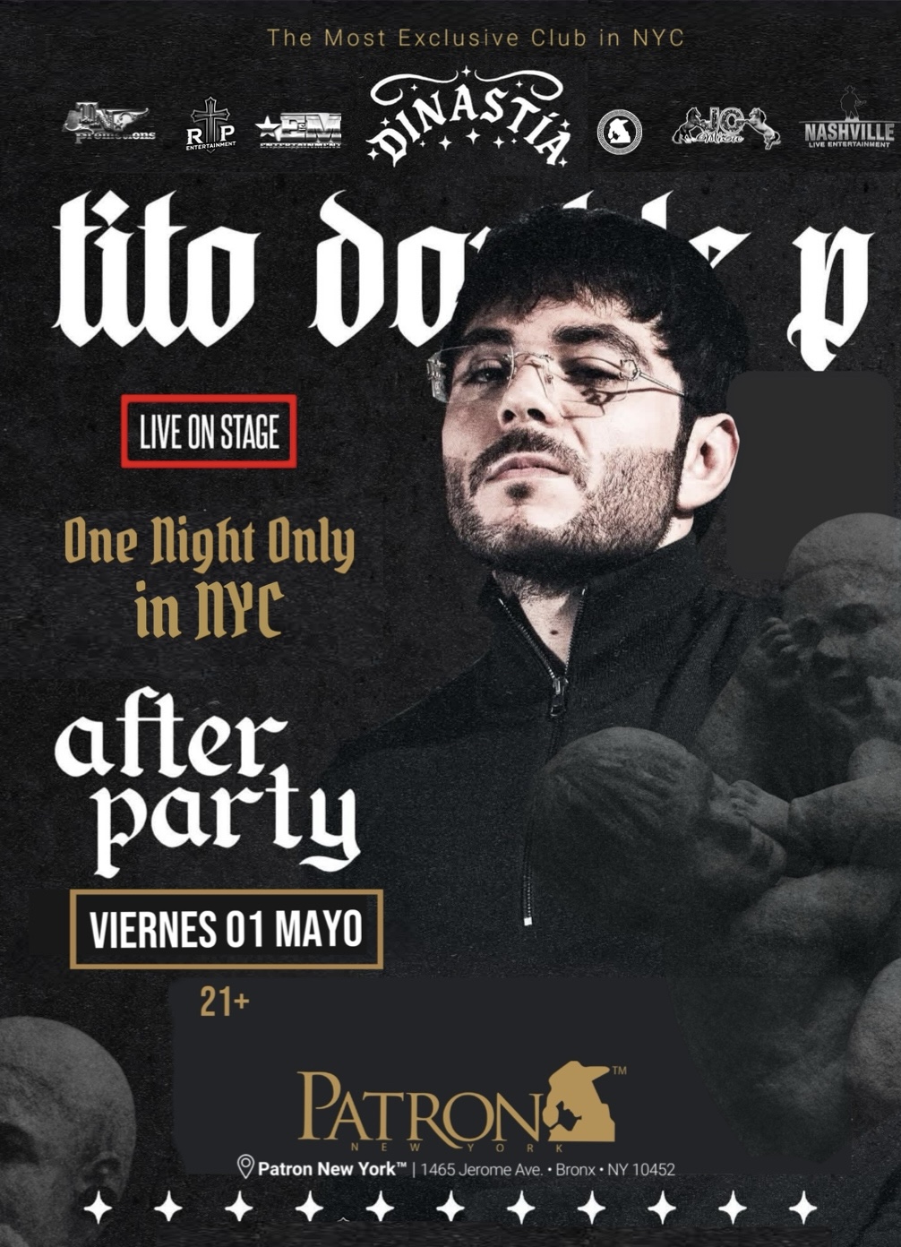 Buy tickets for AFTER PARTY Tito Double P AFTER PARTY Tito Double P