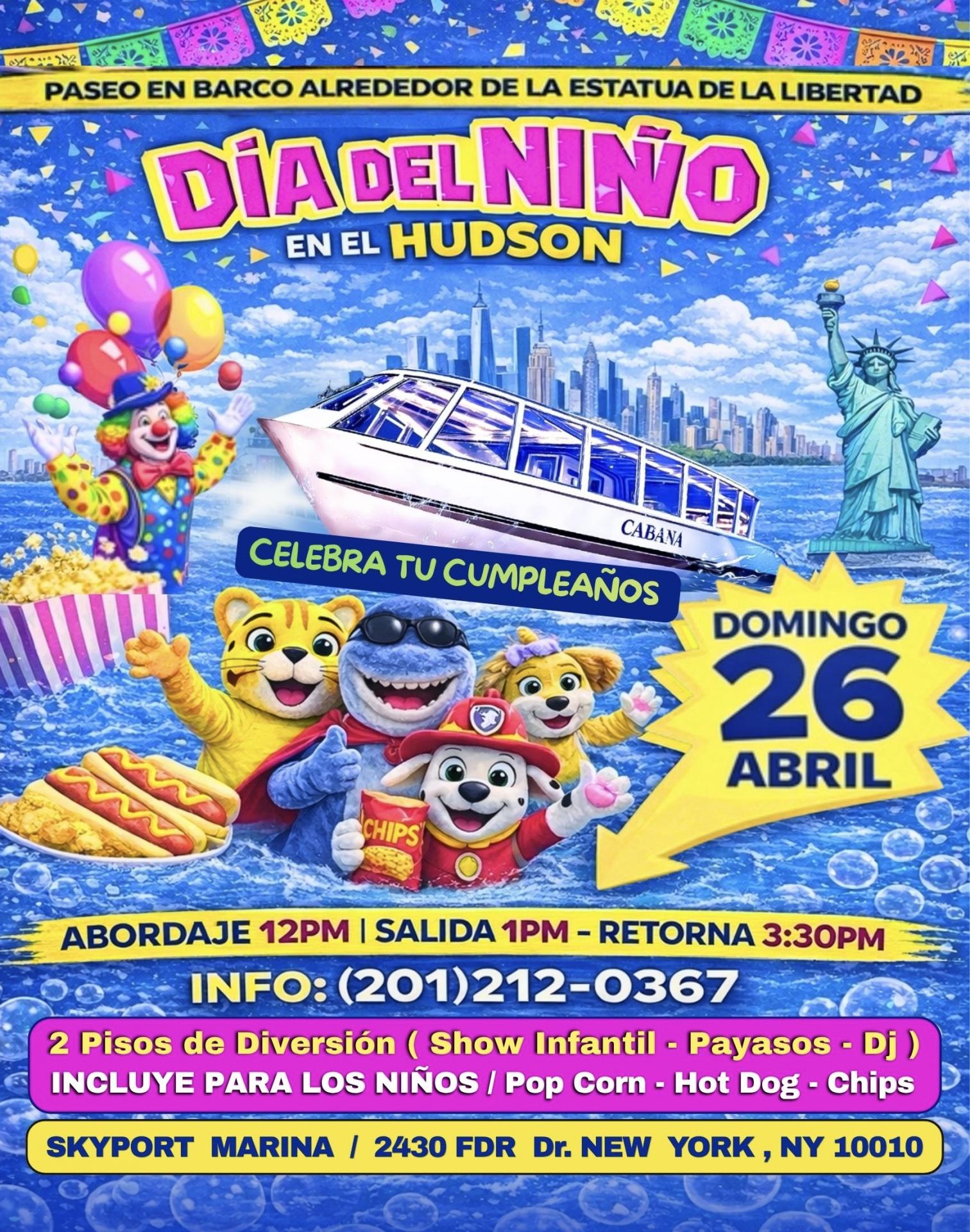 Día Del Niño - Paseo en Barco Familiar