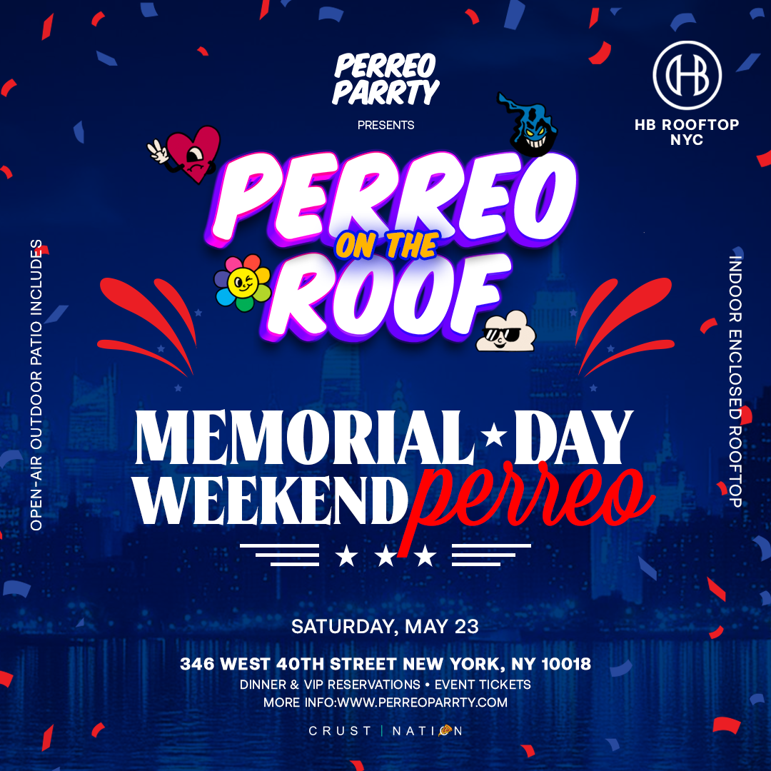 Memorial Day Weekend Rooftop Perreo Parrty Skyline Views NYC
