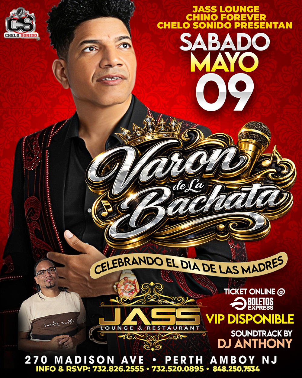 Buy tickets for EL VARON DE LA BACHATA EL VARON DE LA BACHATA