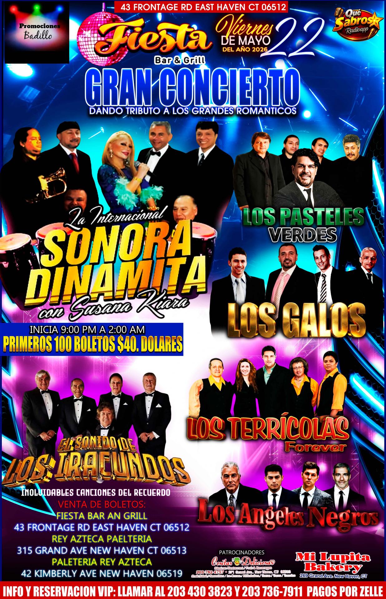 Buy tickets for LA INTERNACIONAL SONORA DINAMITA CON SUSANA KIARA LA INTERNACIONAL SONORA DINAMITA CON SUSANA KIARA