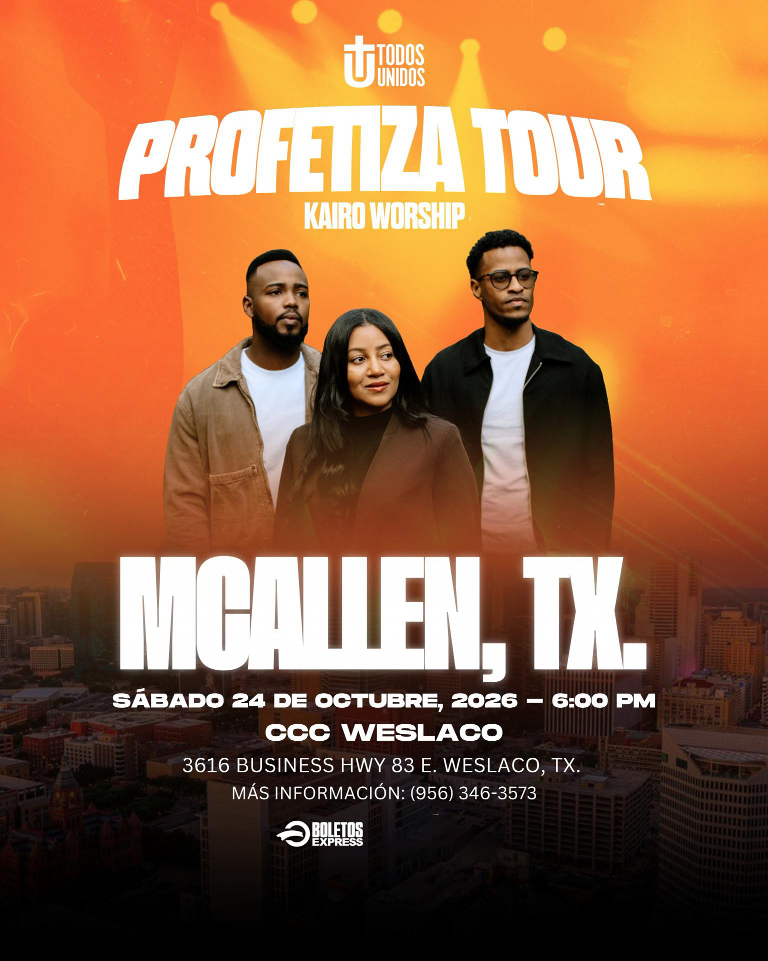 Buy tickets for PROFETIZA TOUR - MCALLEN, TX PROFETIZA TOUR - MCALLEN, TX