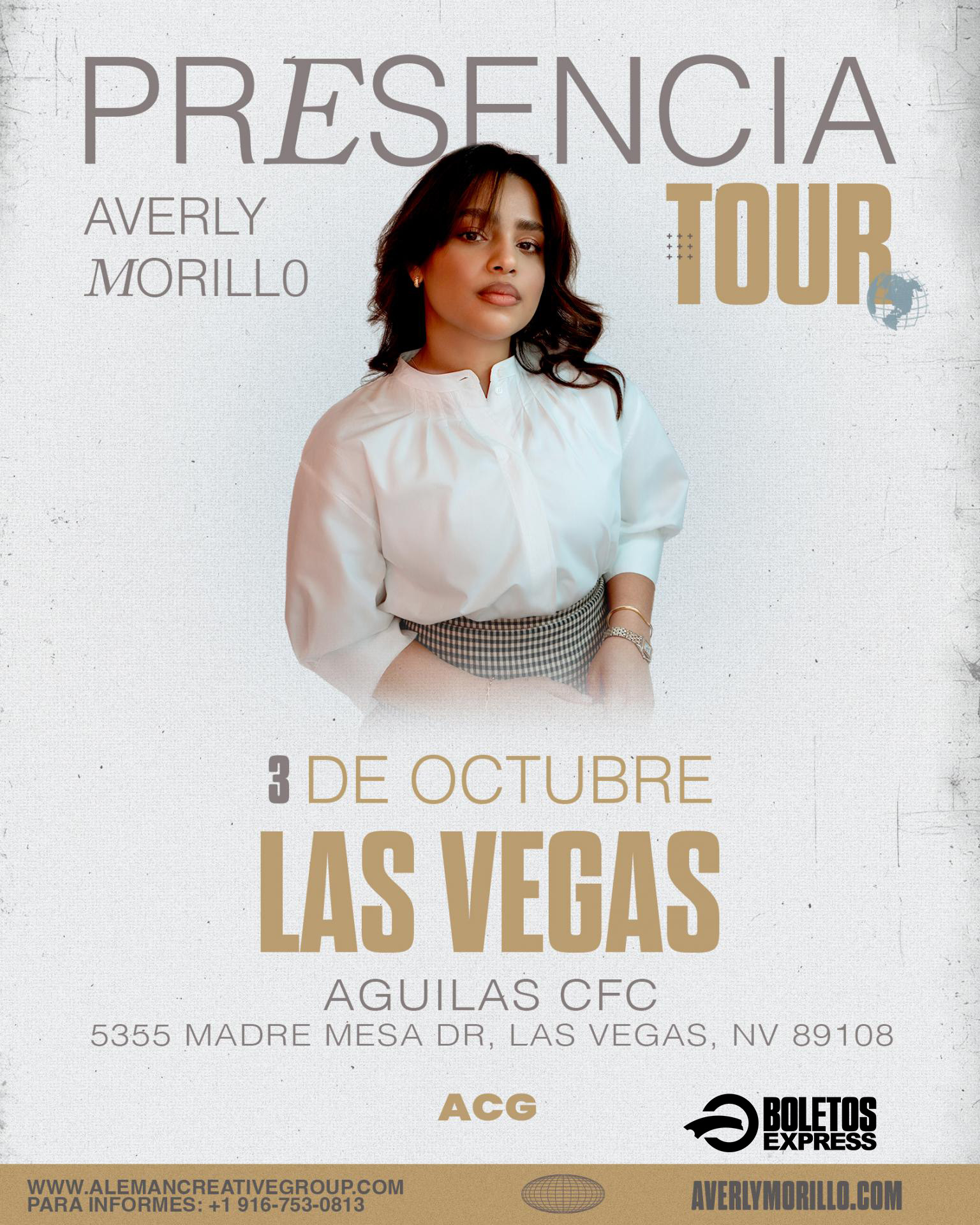 Buy tickets for Averly Morillo | LAS VEGAS Averly Morillo | LAS VEGAS