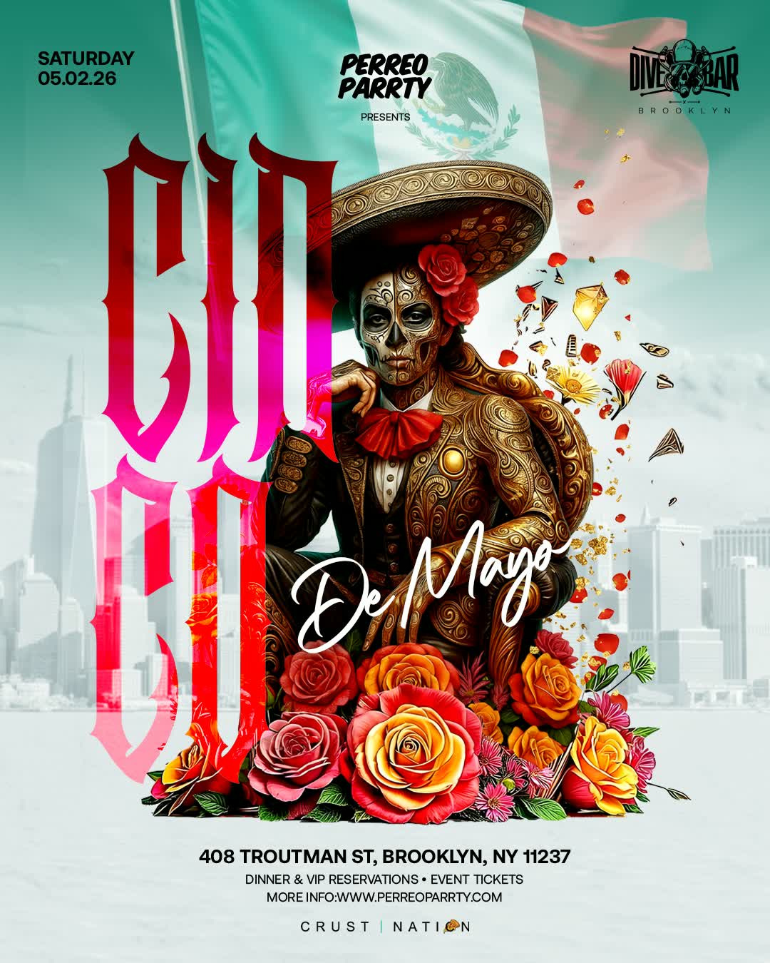 Perreo Garden - Cinco de Mayo at Dive Bar Brooklyn