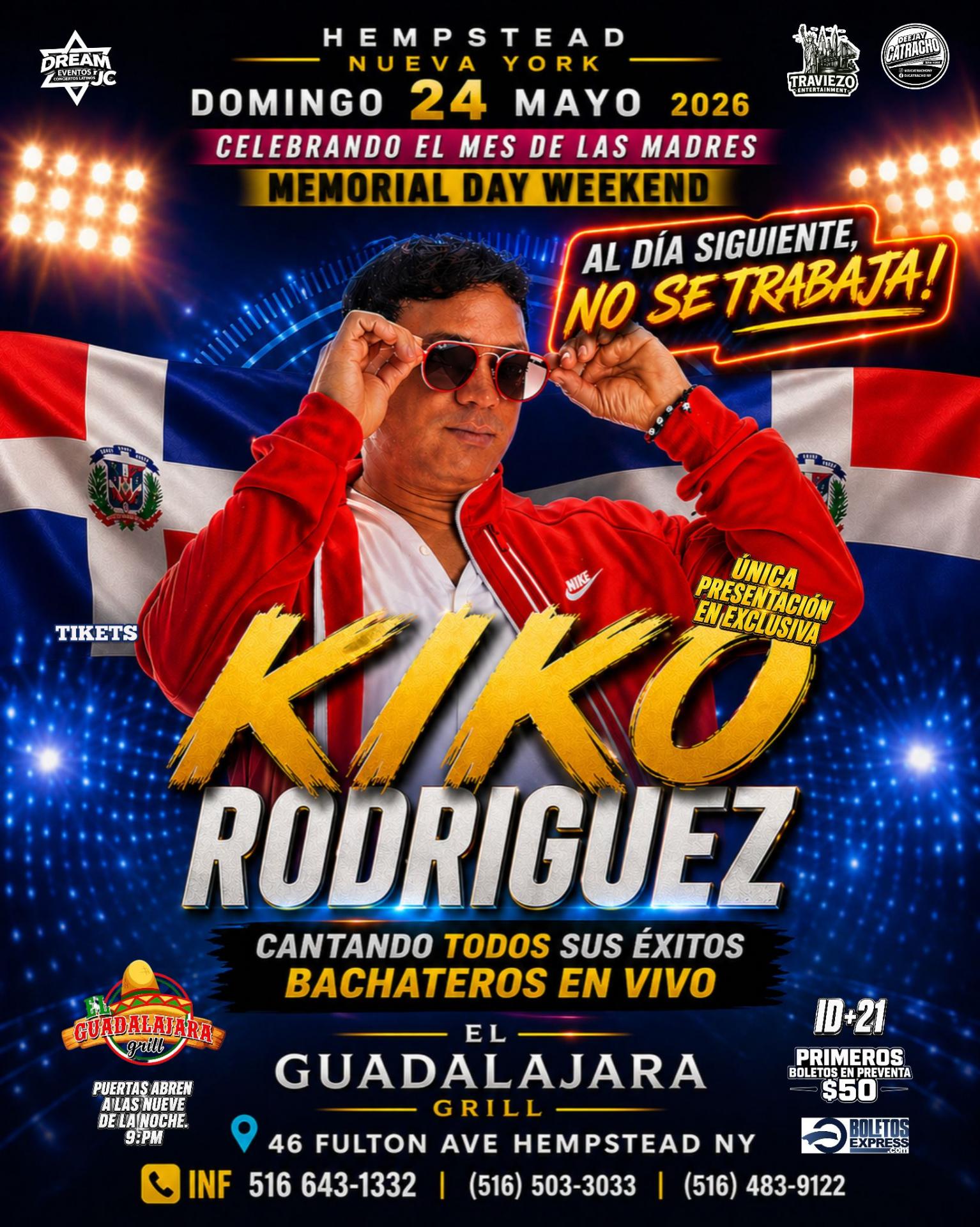 Buy tickets for KIKO RODRIGUEZ KIKO RODRIGUEZ