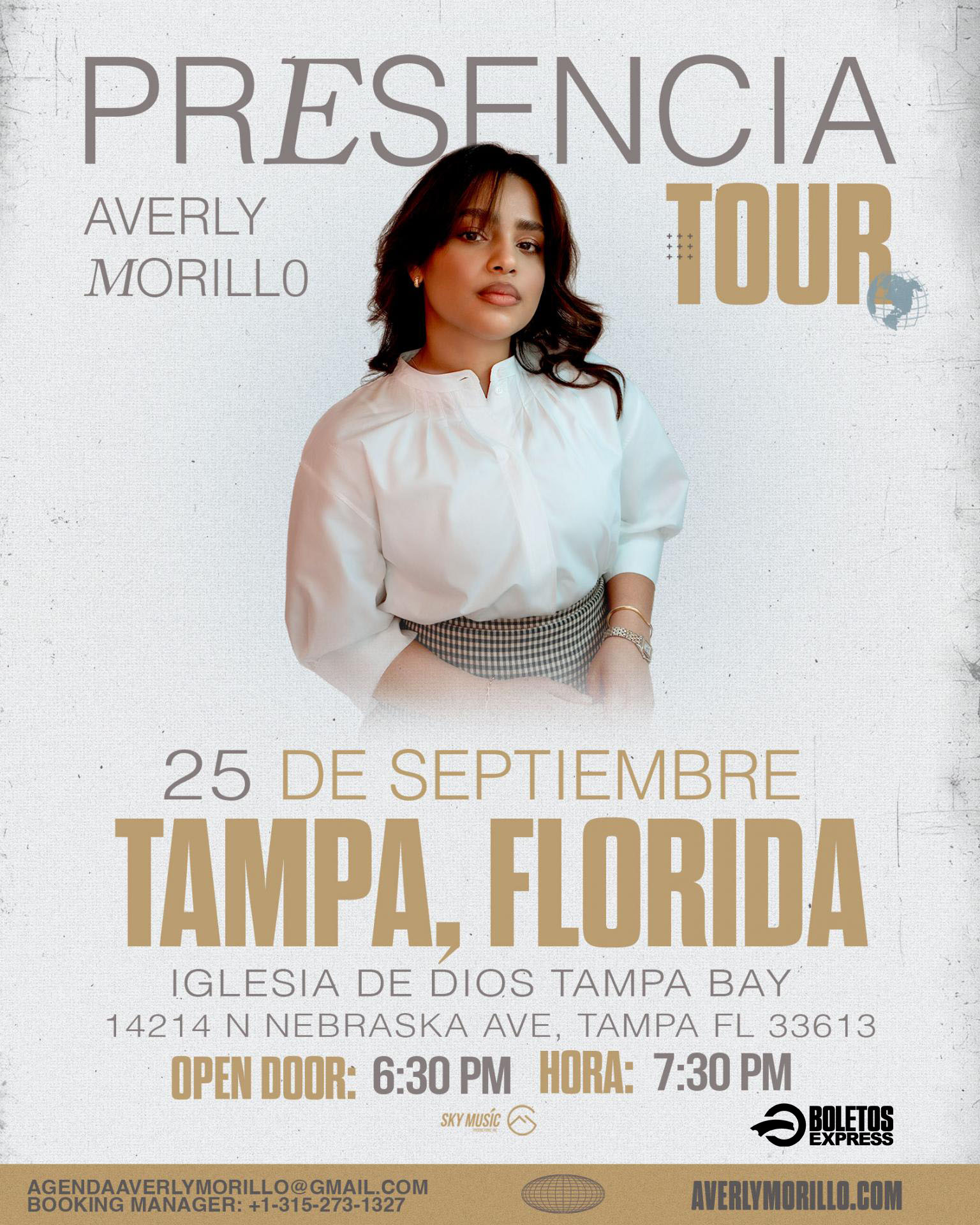 Buy tickets for Averly Morillo Averly Morillo