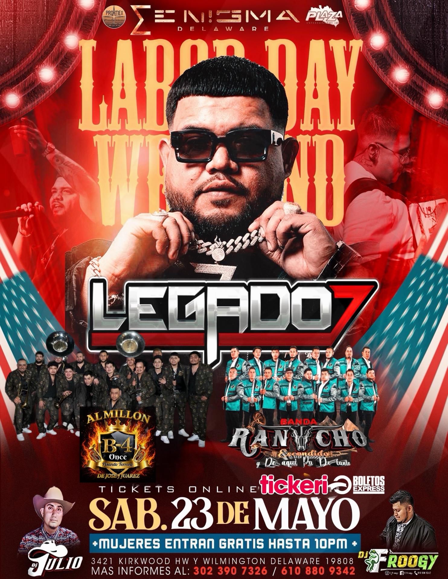 Buy tickets for LEGADO7 LEGADO7