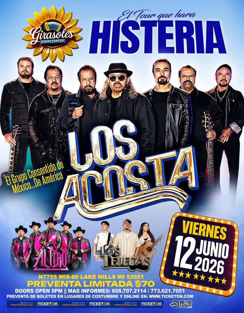LOS ACOSTA, GRUPO AL TIRO & LOS TEJADAS