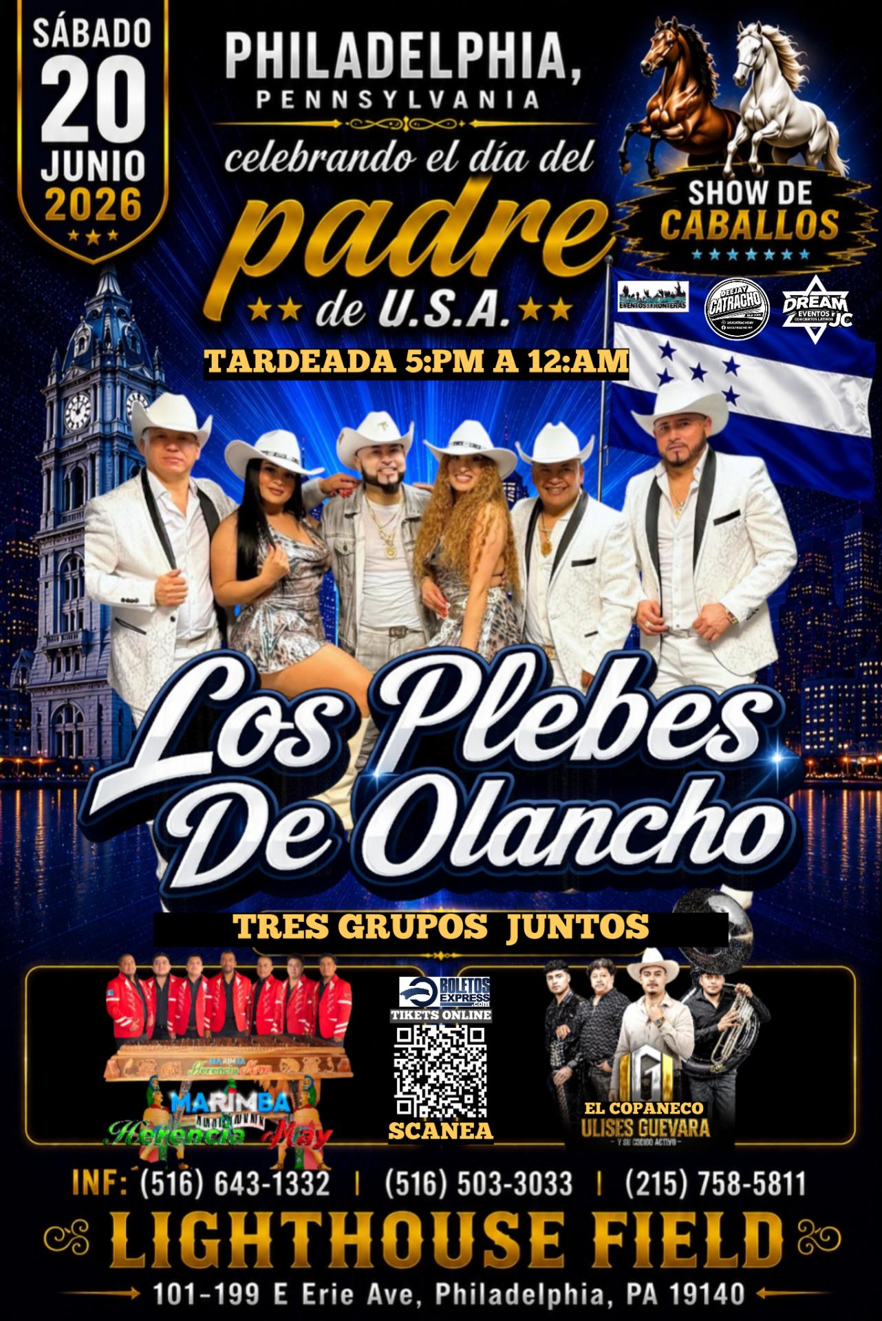 Buy tickets for Los Plebes de Olancho En Filadelfia PA / Ulises Guevara / Herencia Maya Los Plebes de Olancho En Filadelfia PA / Ulises Guevara / Herencia Maya