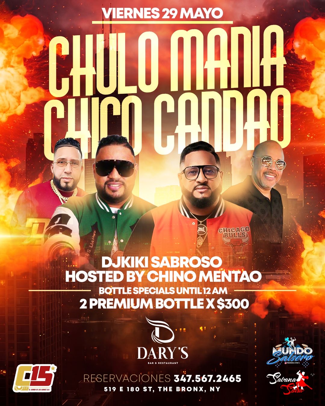 Dj Chulo Manía y Dj Chico Candao