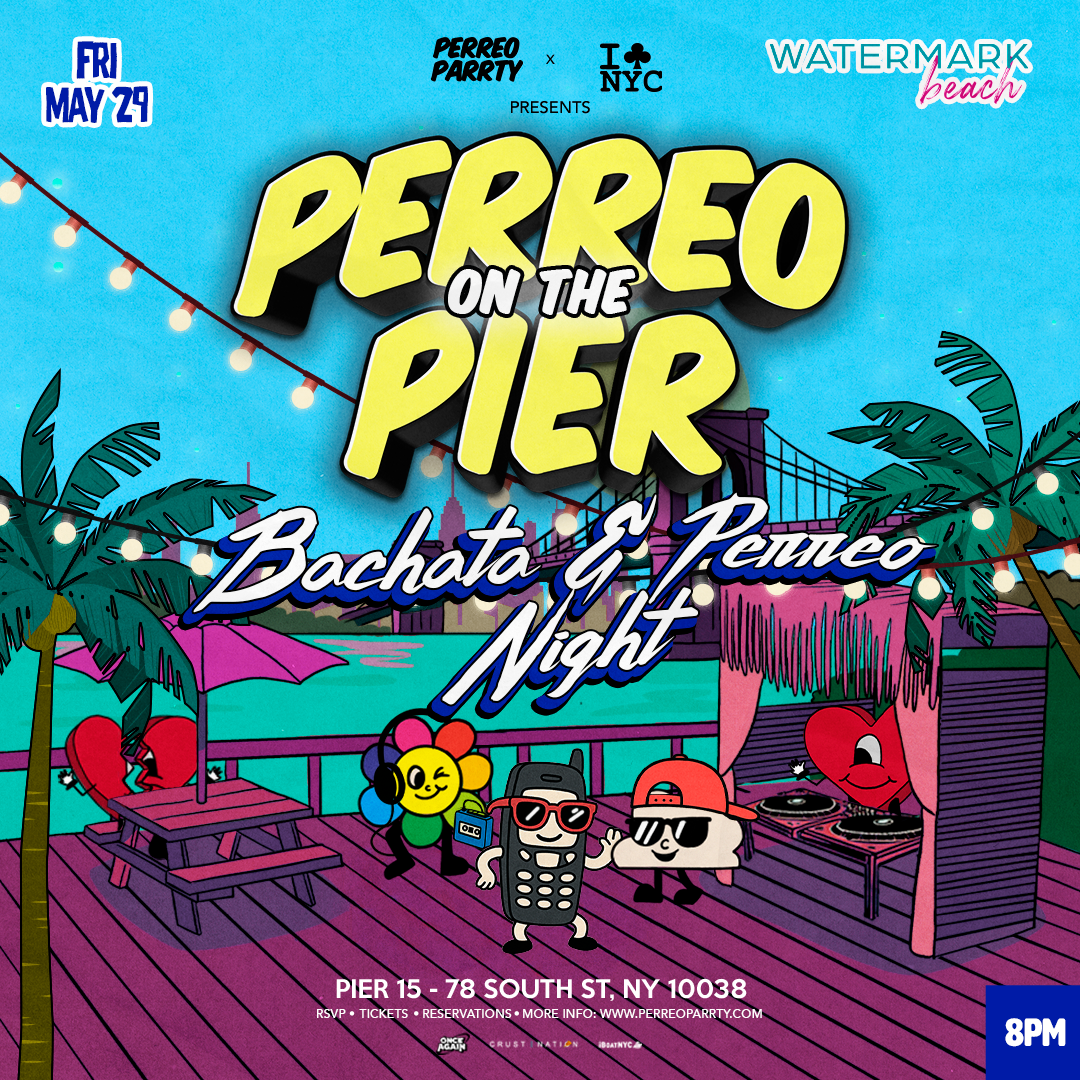 Buy tickets for Perreo on the Pier - Bachata v Perreo - Watermark Beach NYC Perreo on the Pier - Bachata v Perreo - Watermark Beach NYC