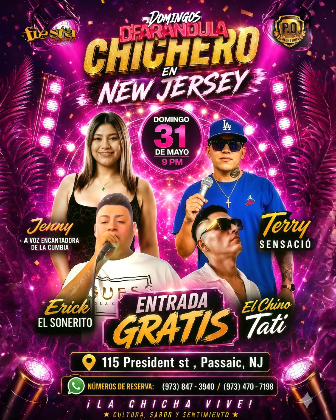 DOMINGOS DE FARANDULA - CHICHERO EN NEW JERSEY