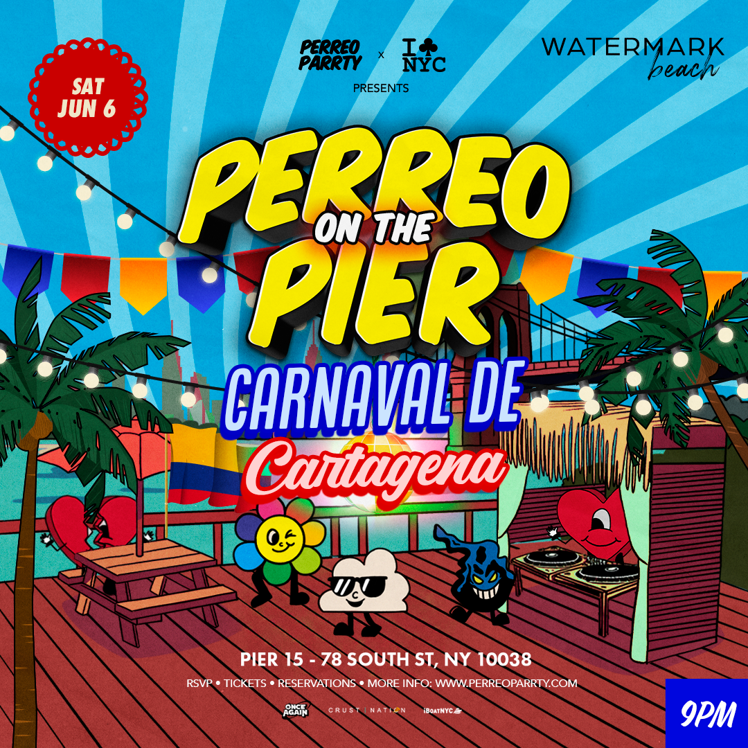 #1 CARNAVAL DE CARTAGENA PERREO ON THE PIER - REGGAETON PARTY @ WATERMARK
