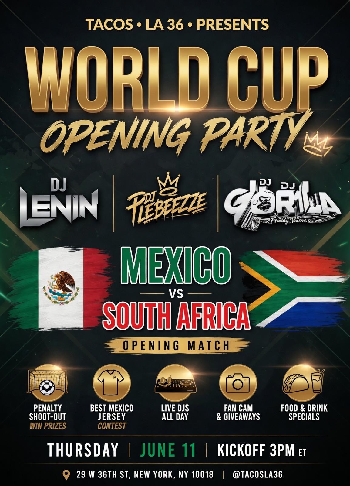 World cup party
