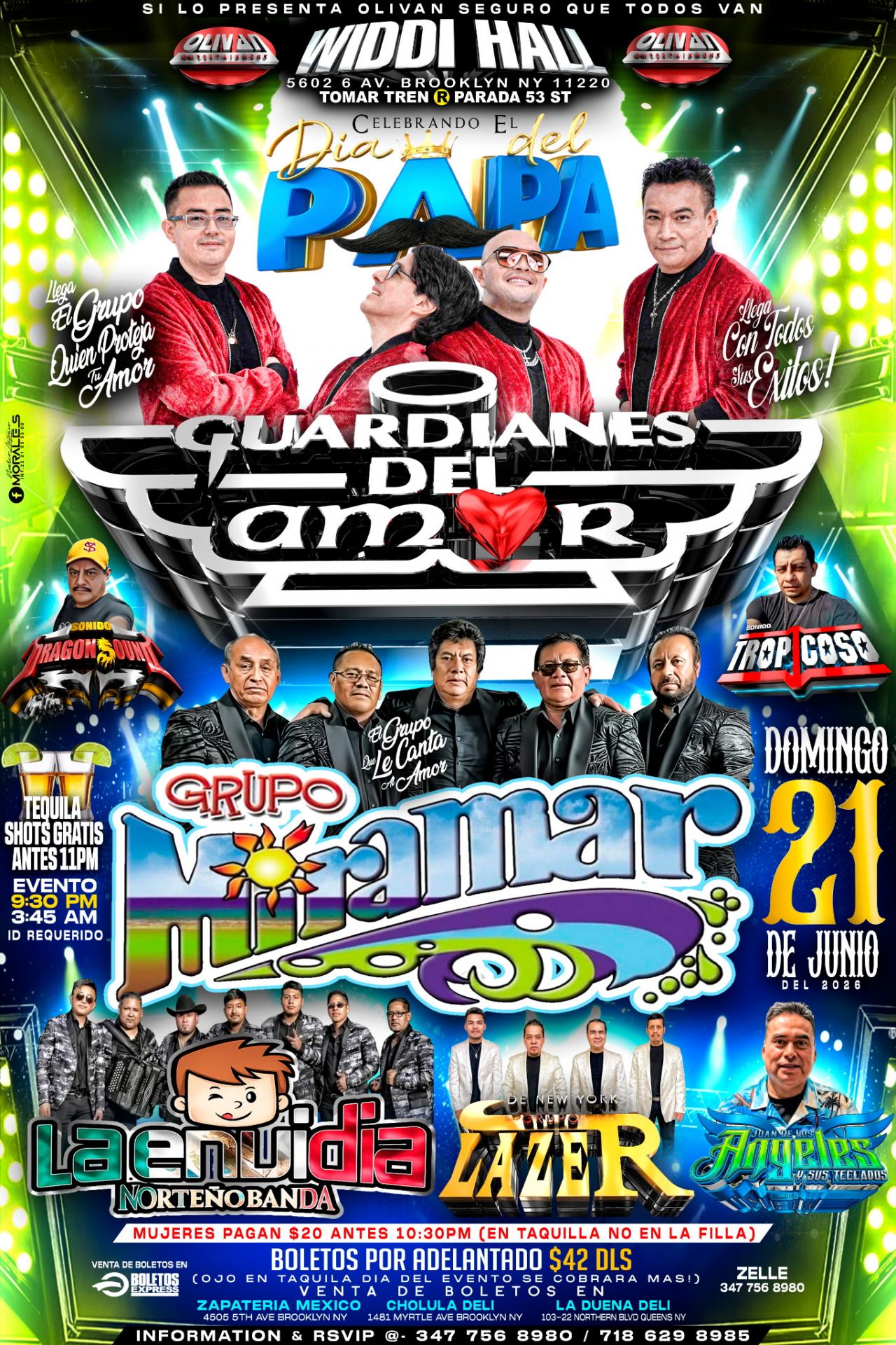 Buy tickets for Guardianes Del Amor, Grupo Miramar, Envidia Norteno Band Guardianes Del Amor, Grupo Miramar, Envidia Norteno Band