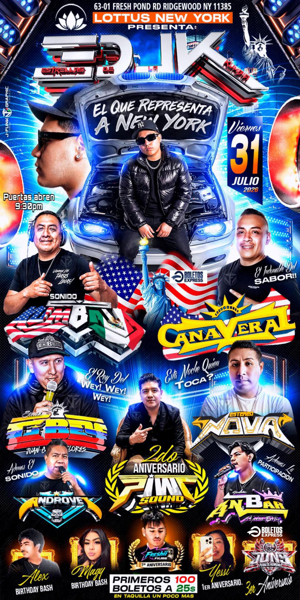 Buy tickets for EDLK | SONIDO KUMBALA | CAÑAVERAL | ESTEREO NOVA | ANDROVE EDLK | SONIDO KUMBALA | CAÑAVERAL | ESTEREO NOVA | ANDROVE