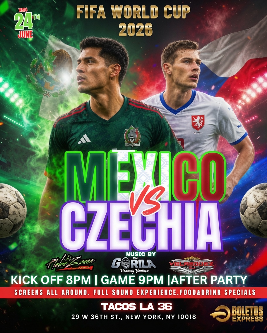 Buy tickets for Watch party mexico vs czechia Watch party mexico vs czechia