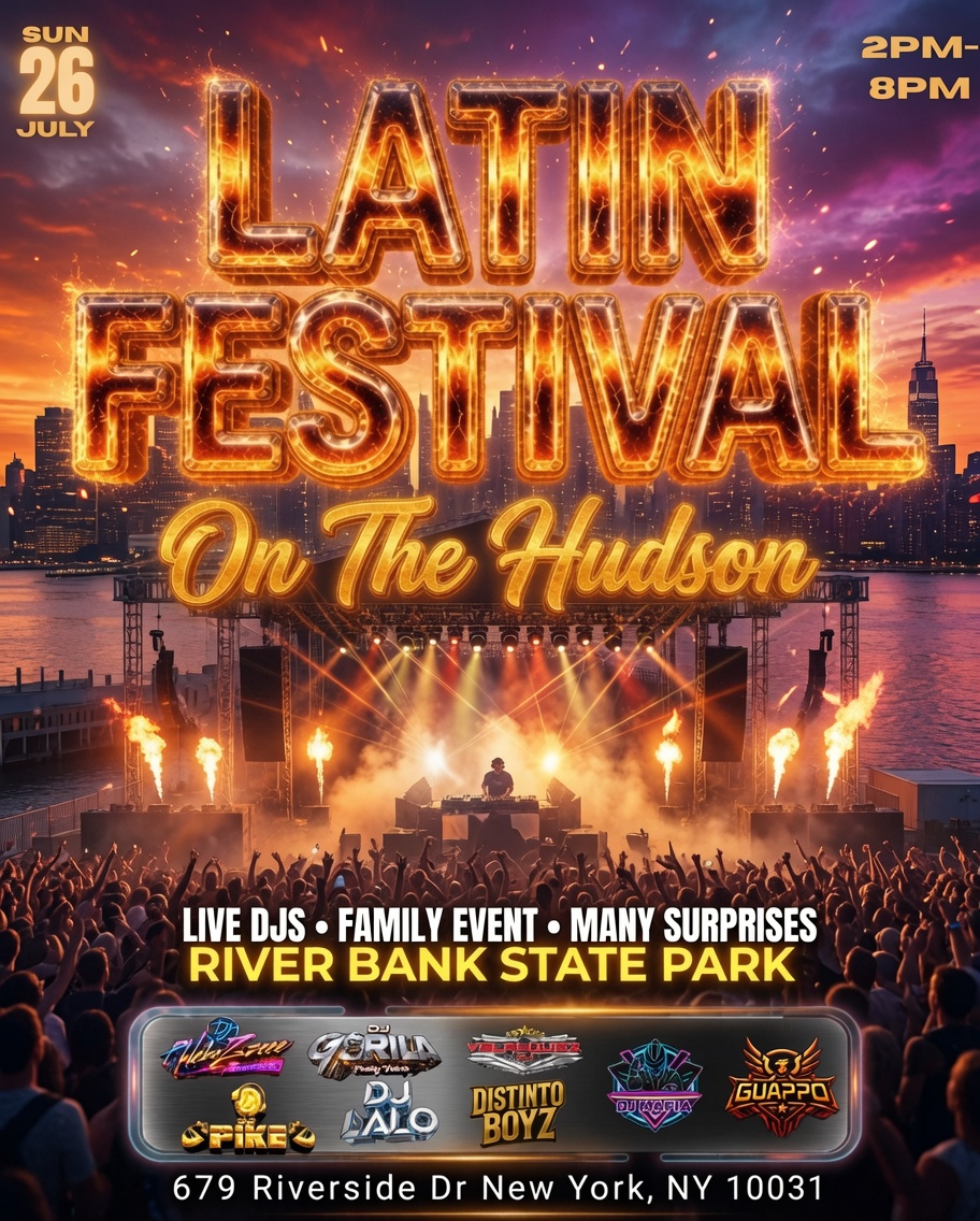 Buy tickets for LATIN FESTIVAL ON THE HUDSON LATIN FESTIVAL ON THE HUDSON