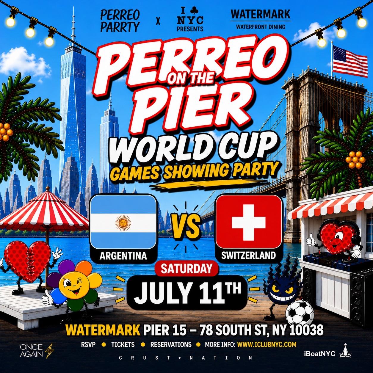 Buy tickets for 07/11 Argentina vs Switzerland - World Cup Game Showing Party @ Watermark 07/11 Argentina vs Switzerland - World Cup Game Showing Party @ Watermark