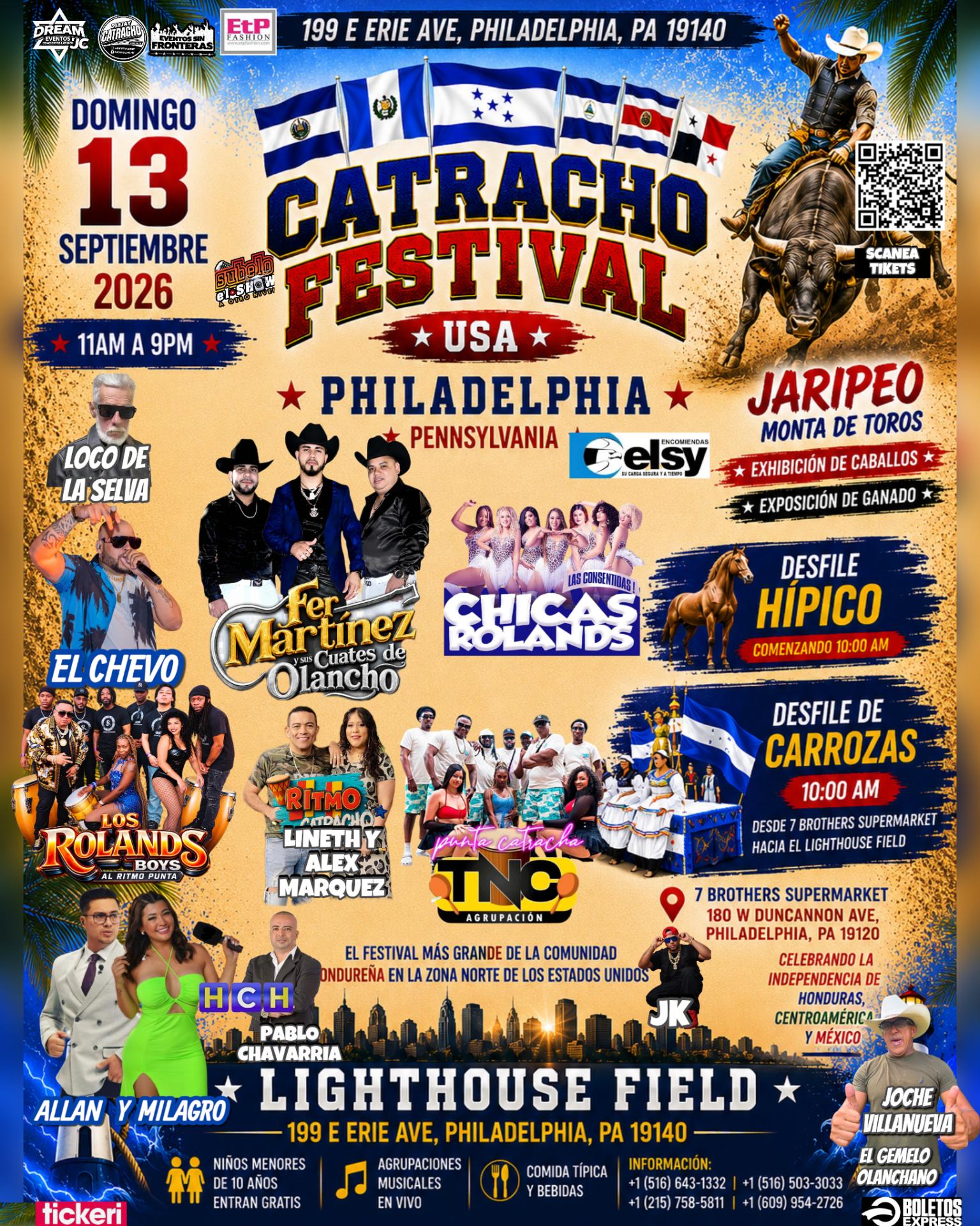 Buy tickets for Dom 13 Sept / Festival hondureño & Jaripeo / Philadelphia PA Dom 13 Sept / Festival hondureño & Jaripeo / Philadelphia PA