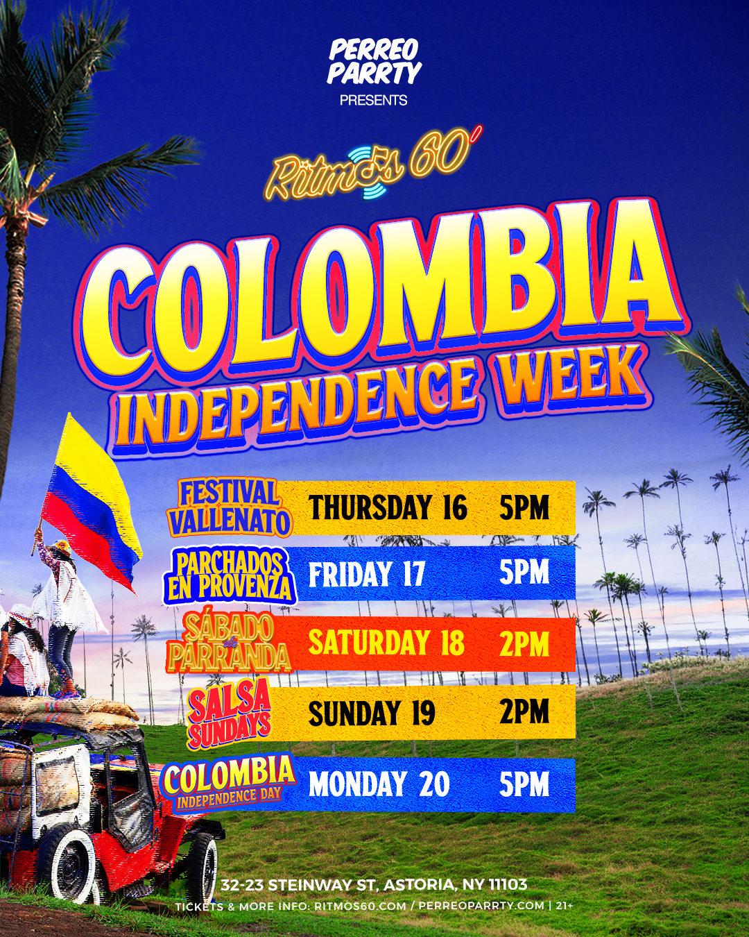 Parchado Friday Colombian Independence Celebration Legendary Ritmos Bar NYC