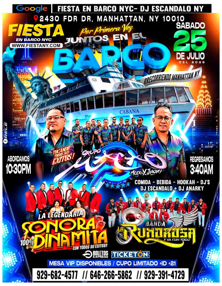 Grupo Macao + Sonora Dinamita + Bada Rumorosa + Dj's