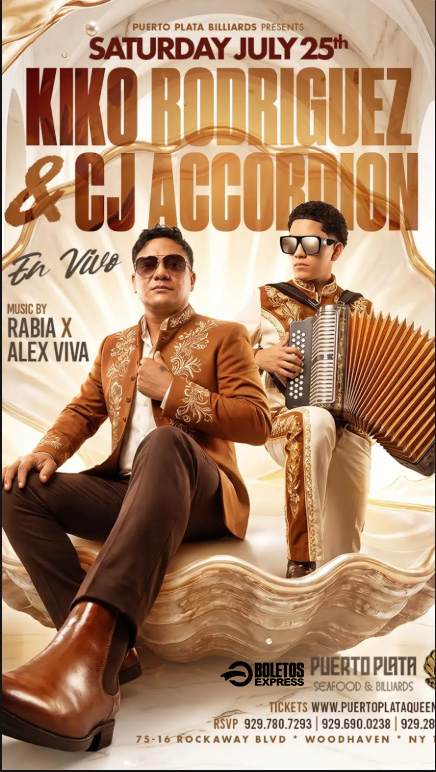 Buy tickets for KIKO RODRIGUEZ & CJ ACCORDION KIKO RODRIGUEZ & CJ ACCORDION
