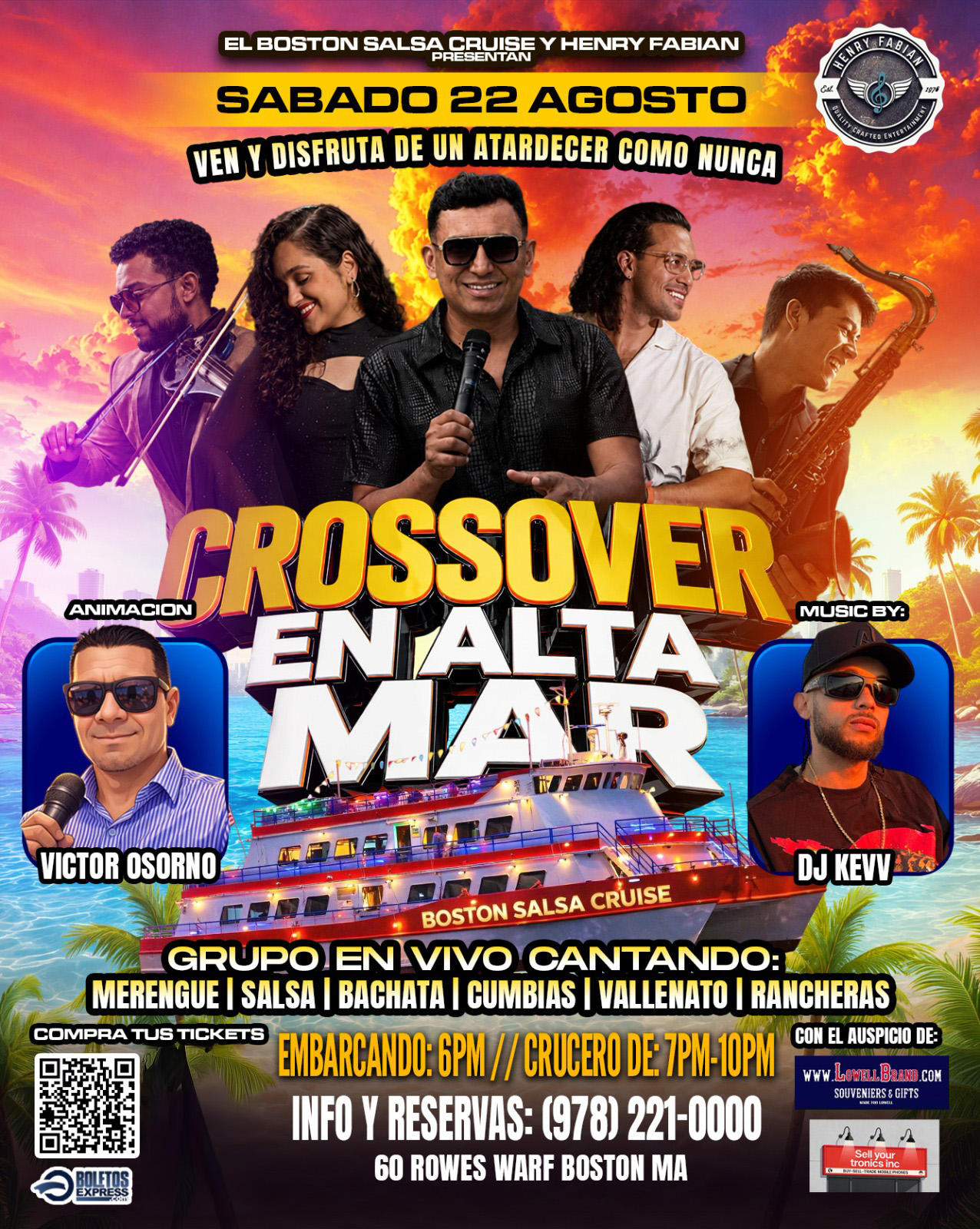 Buy tickets for CROSSOVER EN ALTA MAR CROSSOVER EN ALTA MAR