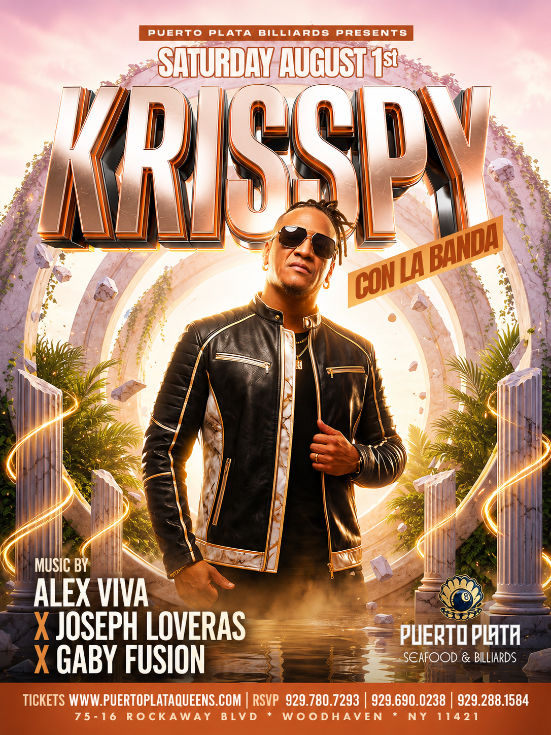EL KRISSPY Y SU BANDA EN PUERTO PLATA QUEENS
