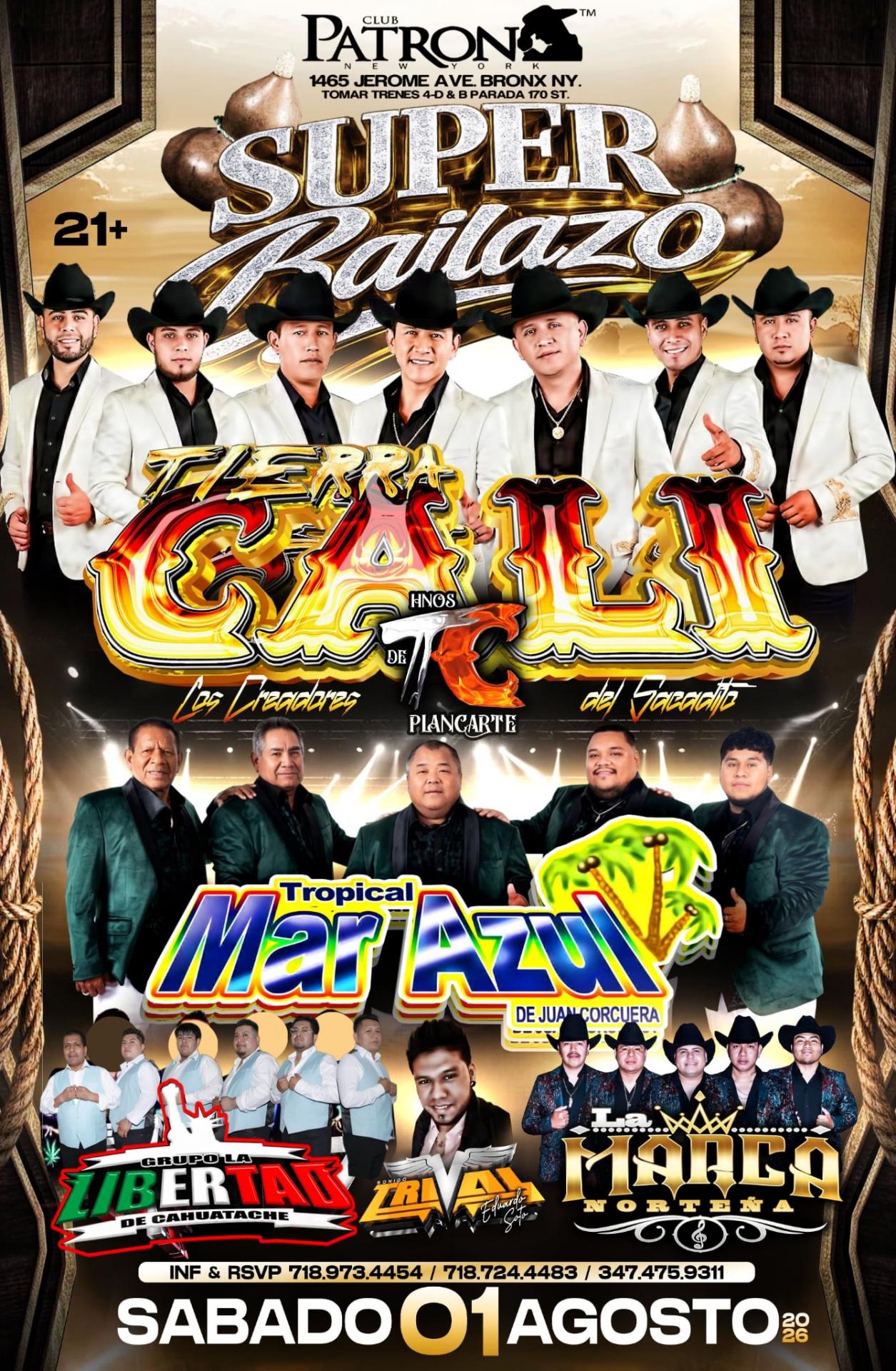 Buy tickets for TIERRA CALI | MAR AZUL TIERRA CALI | MAR AZUL