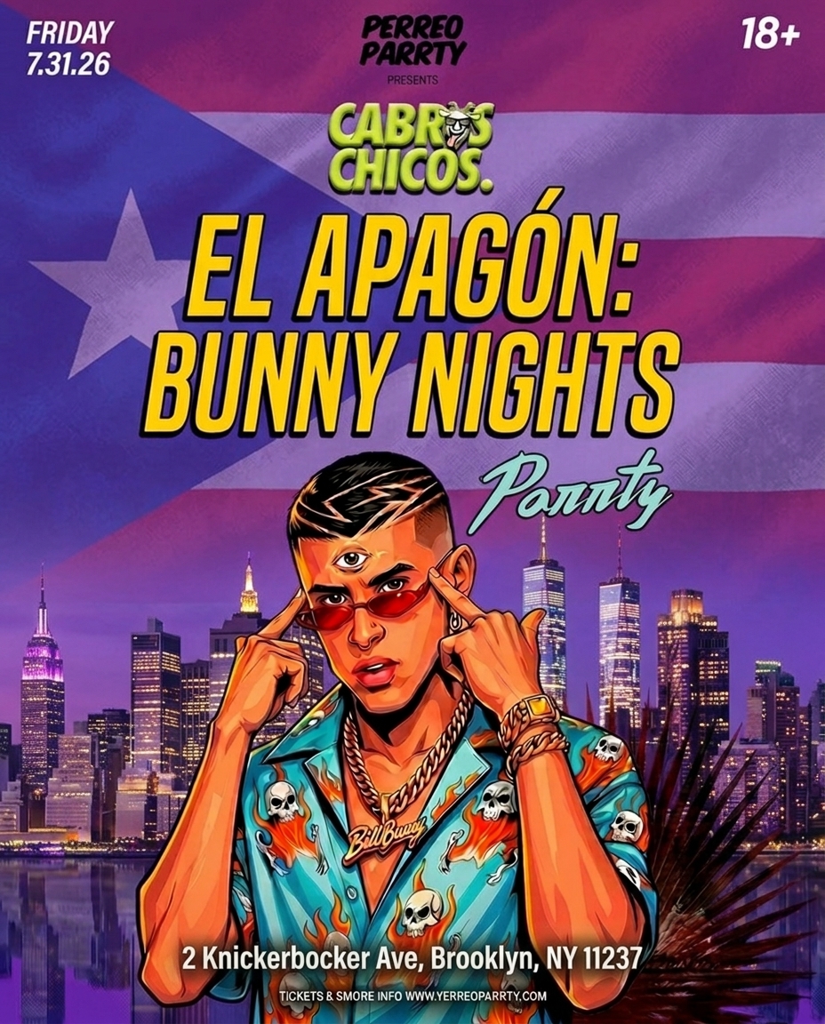 Cabros Chicos: El ApAgOn: Bunny Nights | Reggaeton Latin Party  (18+)