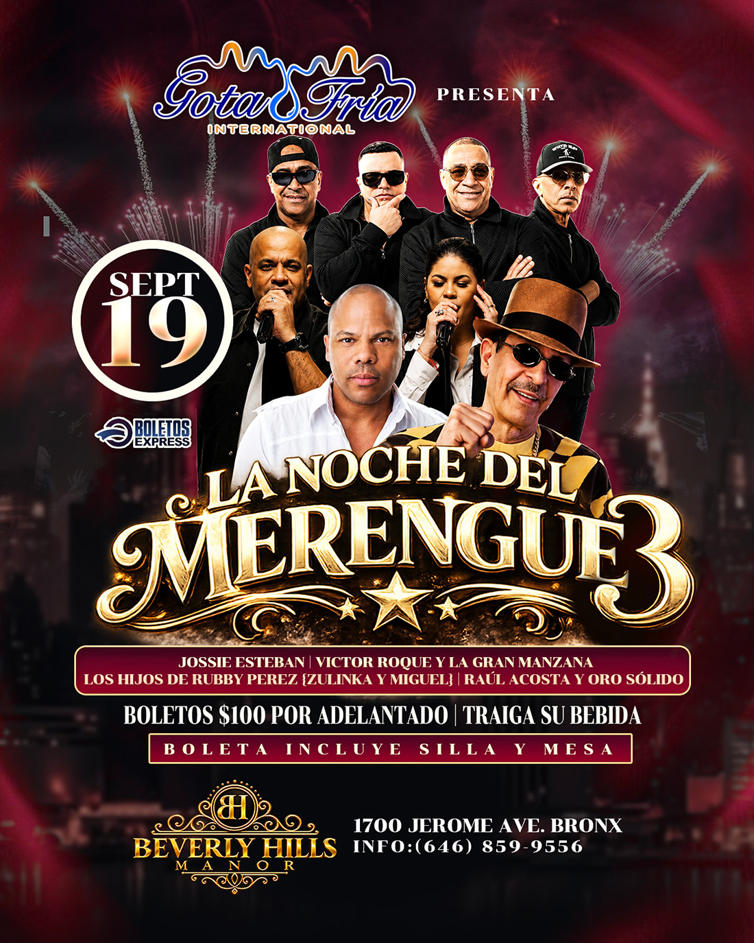 Buy tickets for La noche del merengue 3 La noche del merengue 3
