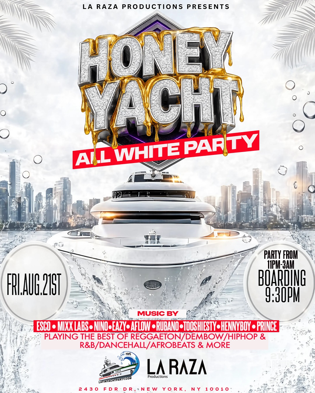 Buy tickets for HONEY YACHT HONEY YACHT