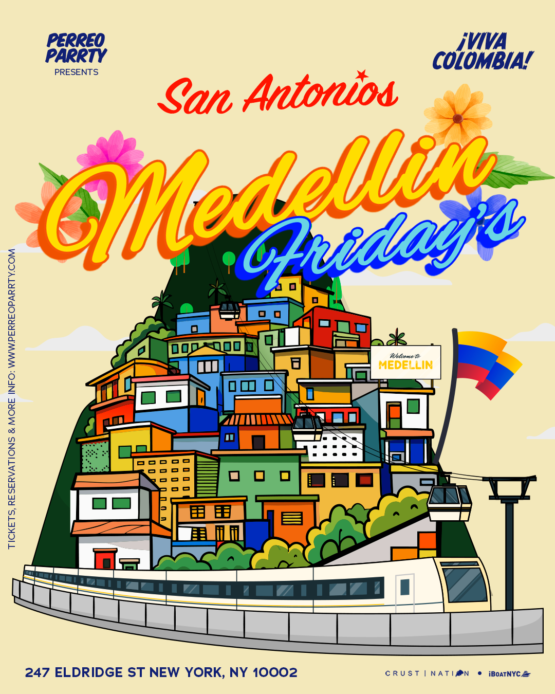 Buy tickets for Medellin Fridays - Colombian Latin & Reggaeton Party at San Antonios NYC Medellin Fridays - Colombian Latin & Reggaeton Party at San Antonios NYC