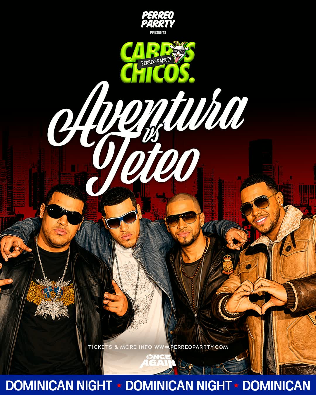 Cabros Chicos: Aventura vs Teteo Night | Latin Dance Parrty (18+)