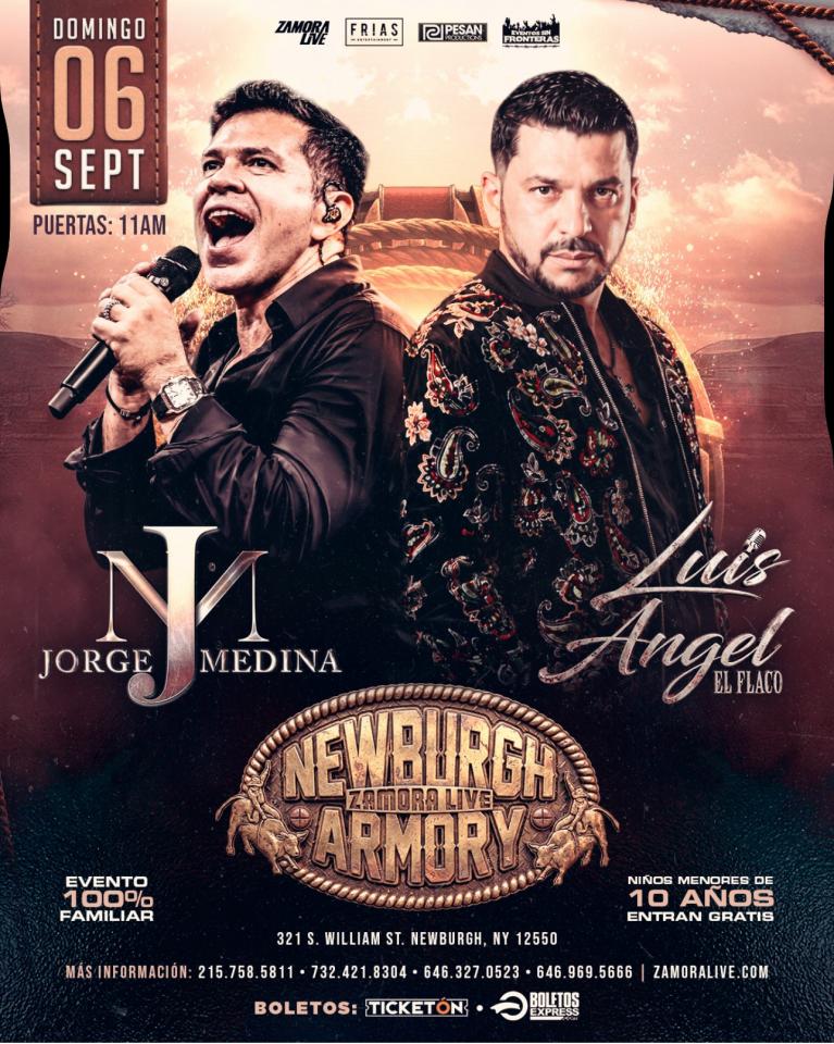 JORGE MEDINA • LUIS ÁNGEL “EL FLACO” EN NEWBURGH ARMORY