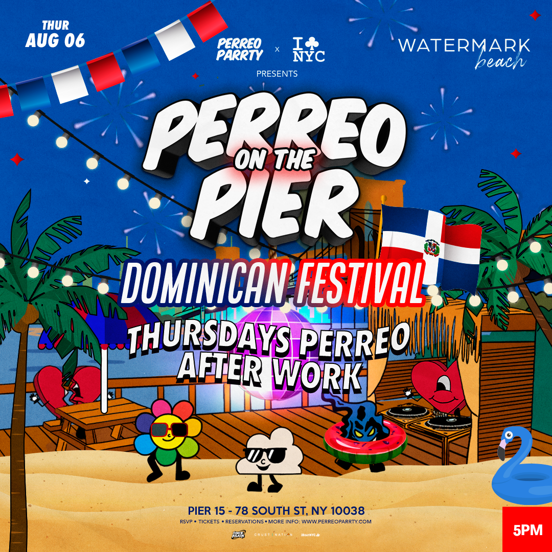 Buy tickets for #1 THURSDAY AFTERWORK | DOMINICAN FESTIVAL - PERREO ON THE PIER @ WATERMARK #1 THURSDAY AFTERWORK | DOMINICAN FESTIVAL - PERREO ON THE PIER @ WATERMARK