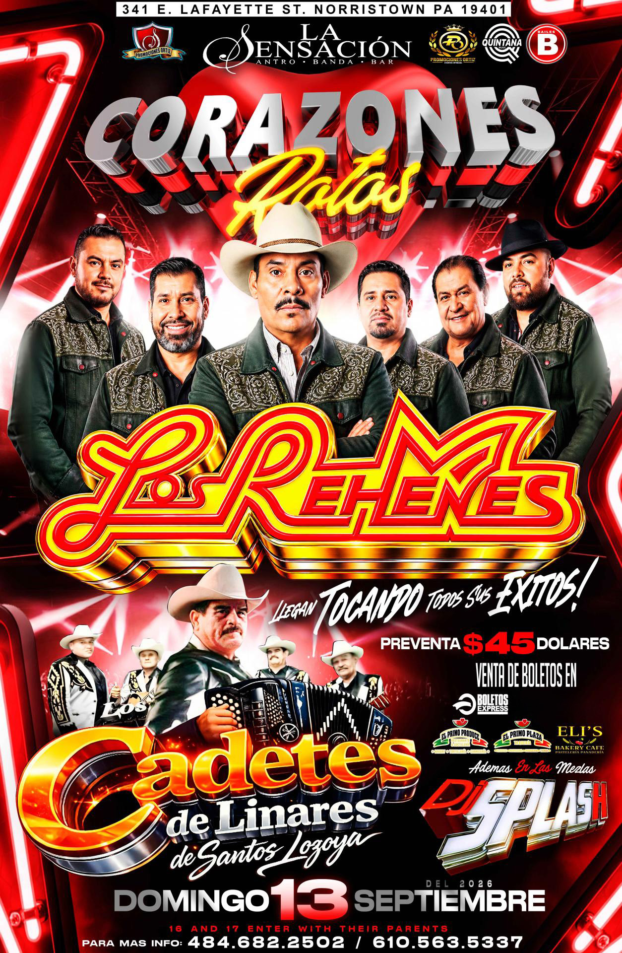 Buy tickets for LOS REHENES | LOS CADETES DE LINARES LOS REHENES | LOS CADETES DE LINARES