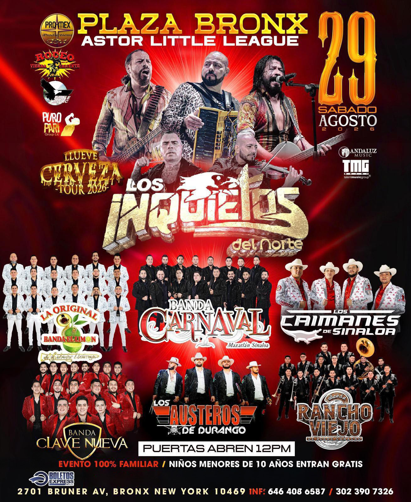 Buy tickets for LOS INQUIETOS DEL NORTE LOS INQUIETOS DEL NORTE