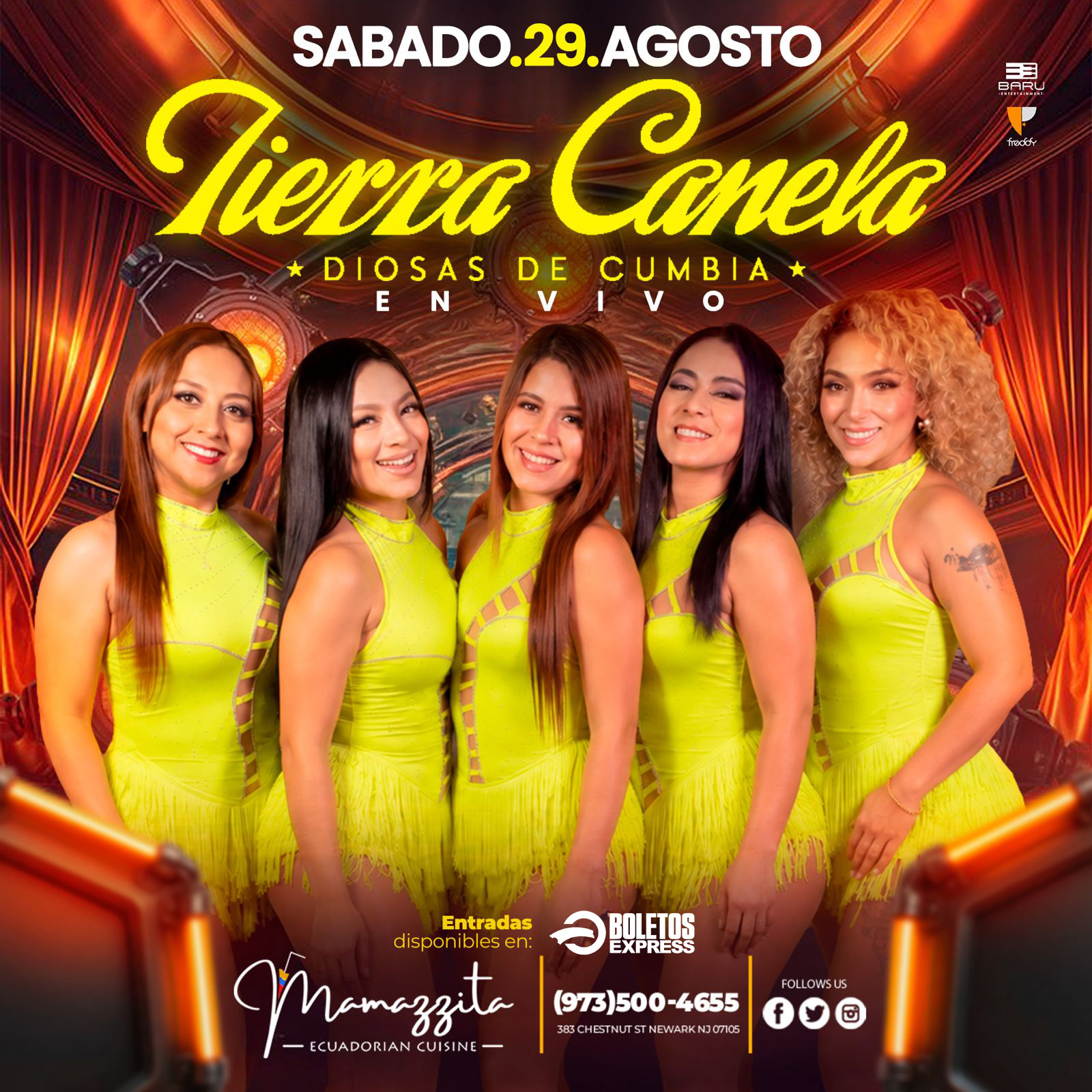 Buy tickets for Tierra Canela en New Jersey Tierra Canela en New Jersey